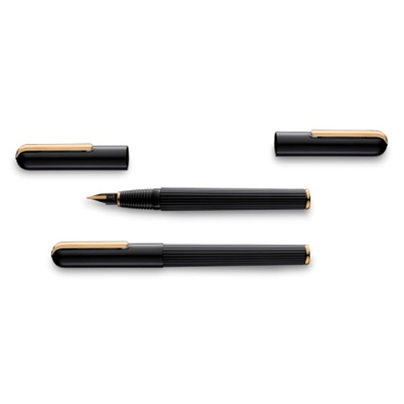 Lamy Imporium Mat Siyah Altın Klips Dolma Kalem - Hediyelik İmza ve Ofis Kalemi
