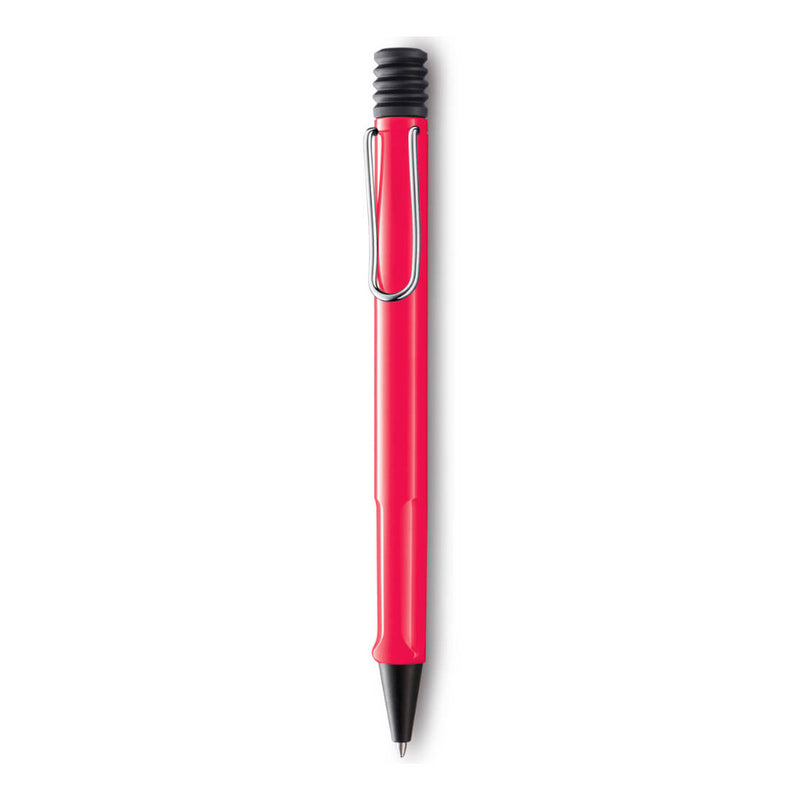 Lamy Safari Metal Kılps Mercan Tükenmez Kalem - Hediyelik İmza ve Ofis Kalemi
