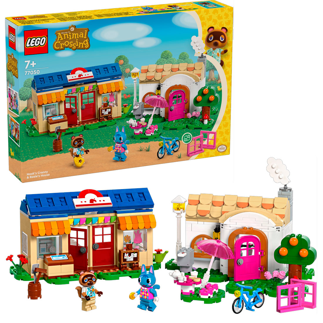 Lego Animal Crossing Nook's Cranny ve Rosie Evi 77050