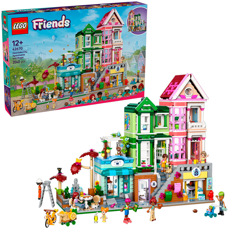 Lego Friends Heartlake City Daireleri ve Mağazaları 42670