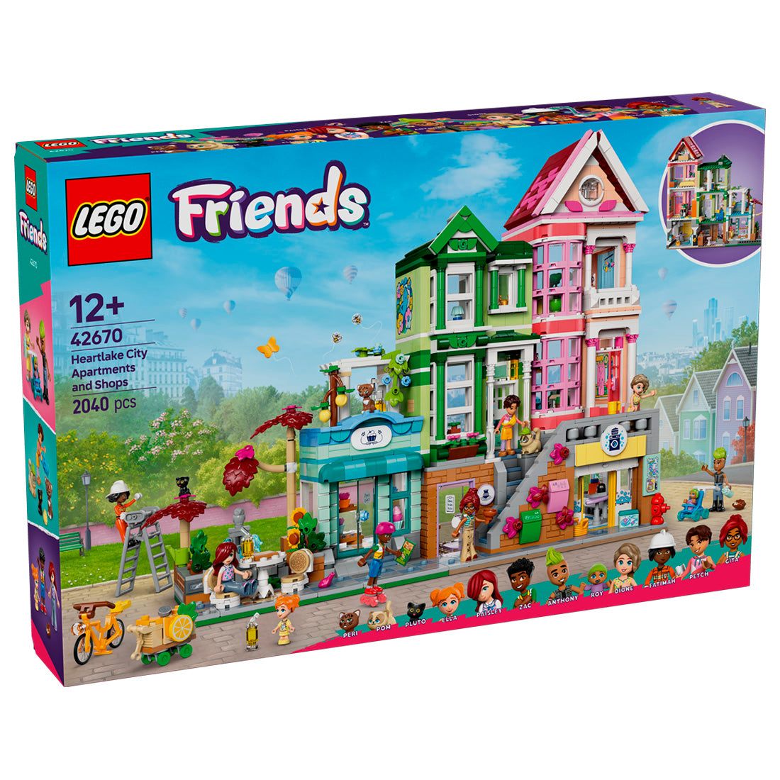 Lego Friends Heartlake City Daireleri ve Mağazaları 42670