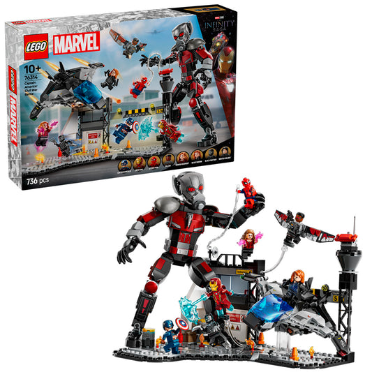 Lego Marvel Kaptan Amerika: Kahramanların Savaşı Aksiyon Savaşı 76314