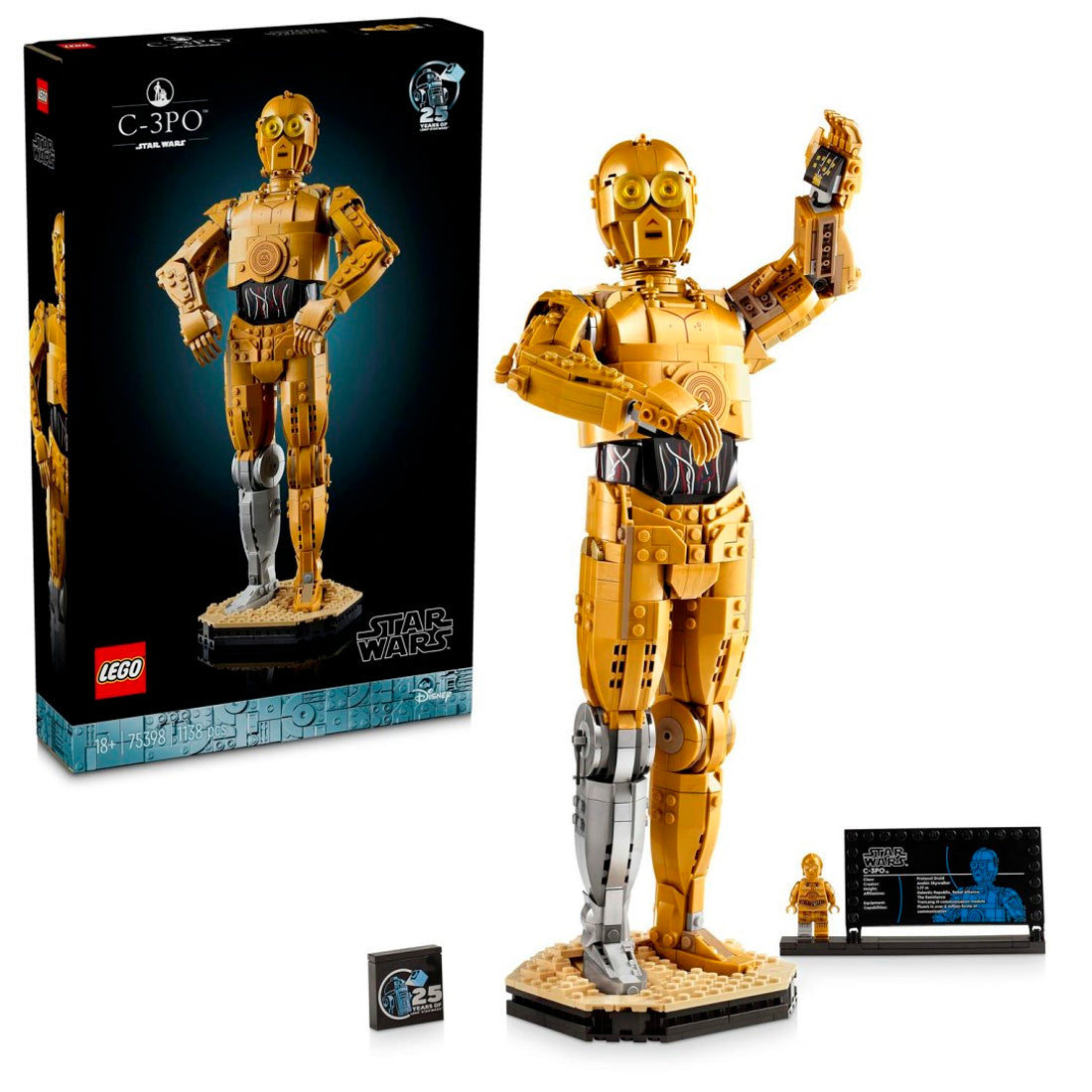 Lego Star Wars Buildable C-3Po-1 75398