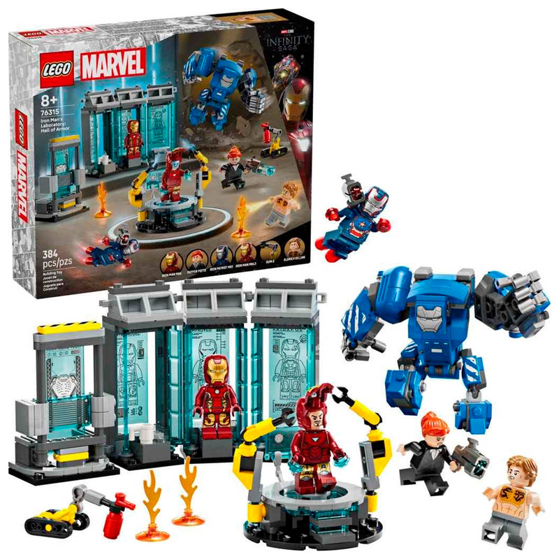 Lego Super Hereos Iron Man Laboratuvar-4 76315
