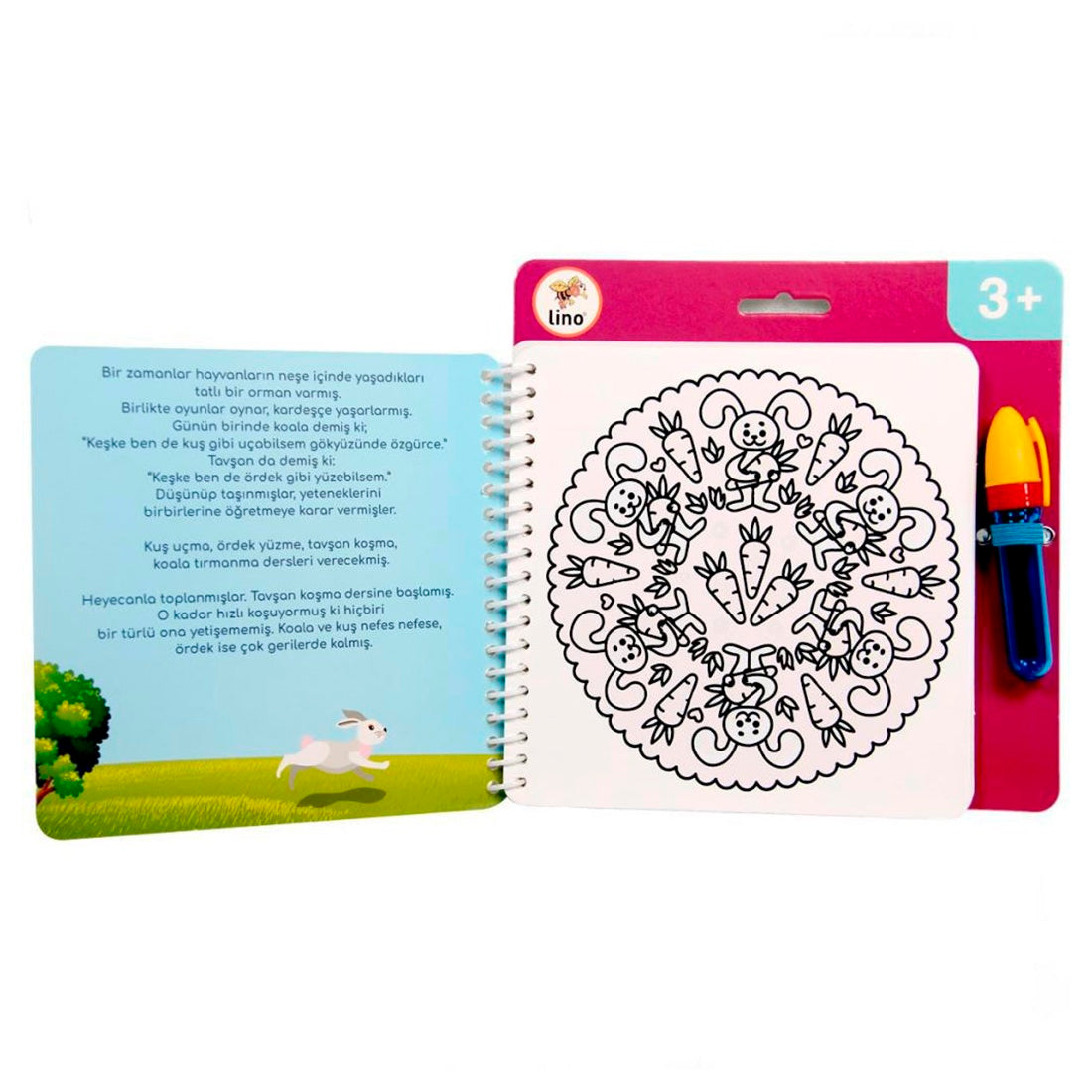 Lino Aqua Magic Book Mandala Sihirli Boyama Tfl-1003