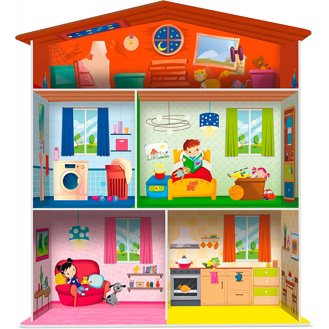 Lisciani Ev Yapim Seti 3D House S00008102