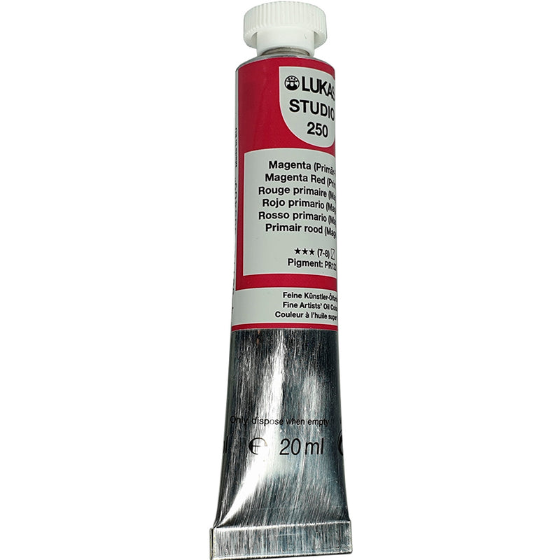 Lukas Studio Primer Kırmızı 20 ml. Yağlı Boya - Sanatçı, Hobi ve Tuval Resim Boyası