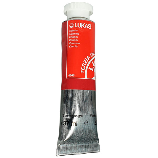 Lukas Terzia Oil Carmine Kırmızı 37 ml. Yağlı Boya - Sanatçı, Profesyonel ve Hobi Resim Boyası