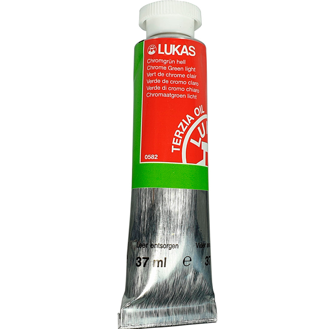 Lukas Terzia Oil Chrom Açık Yeşil 37 ml. Yağlı Boya - Sanatçı ve Profesyonel Resim Boyası