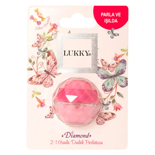 Lukky 2'Si 1 Arada Fuşya,Pembe Renkli Dudak Parlatıcısı