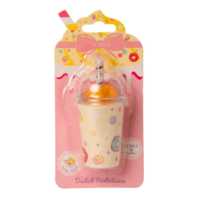 Lukky Cupcake Şekilli Dondurma Aromalı Sarı Dudak Kremi