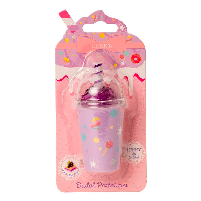 Lukky Cupcake Şekilli Kek Aromalı Mor Dudak Kremi