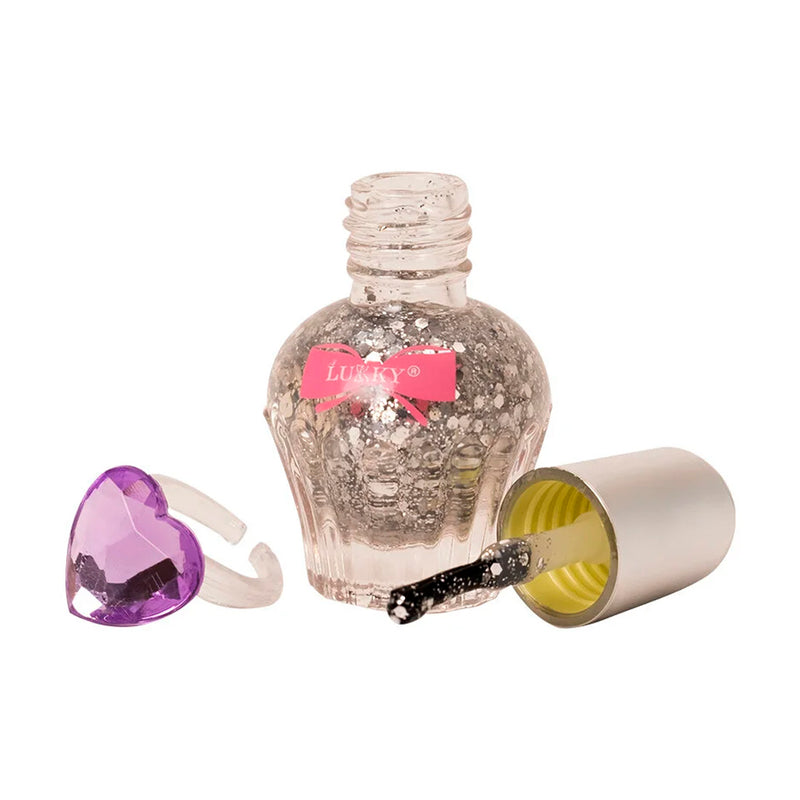 Lukky Simli Gümüş Confetti Oje 4,5 Ml