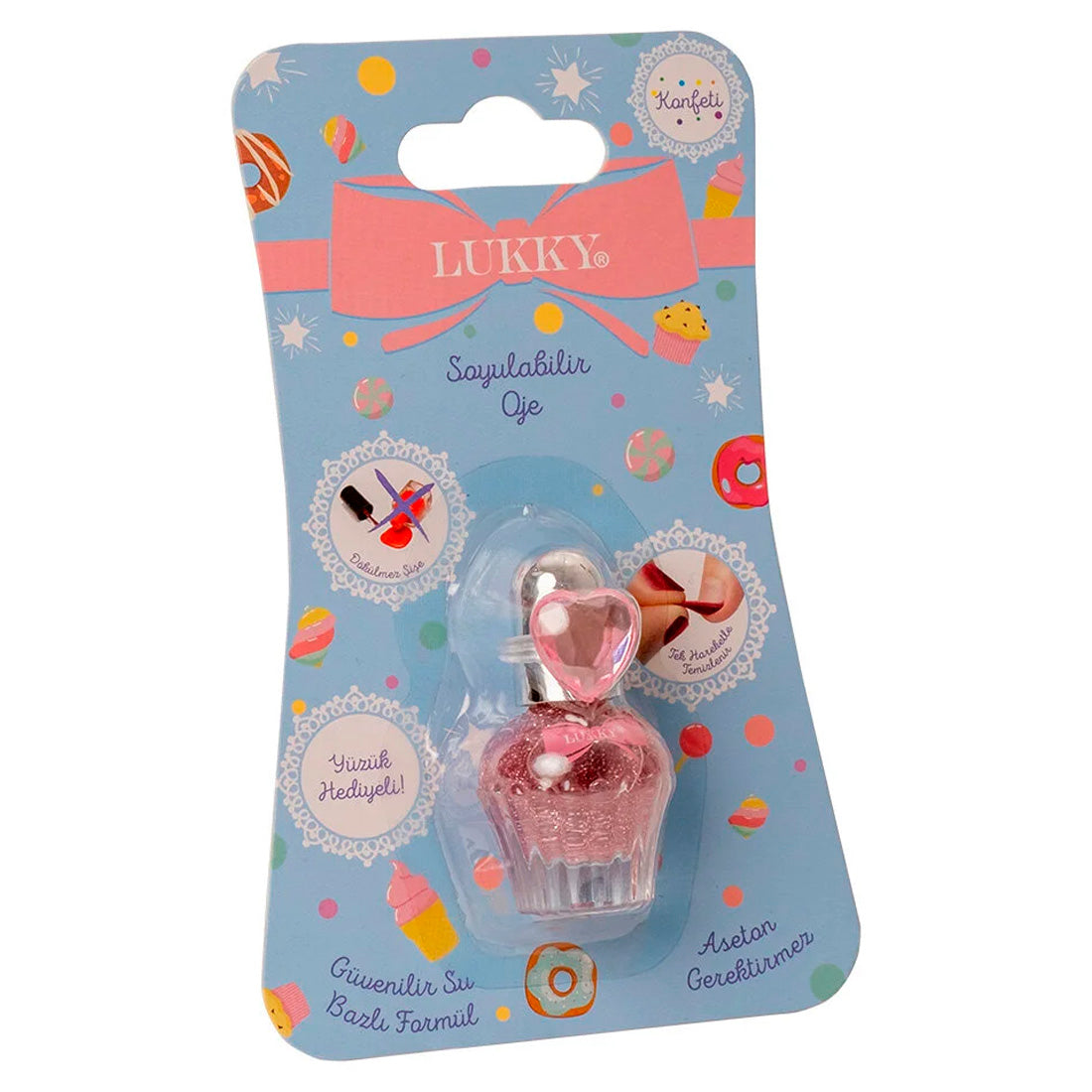 Lukky Simli Lila Confetti Oje 4,5 Ml