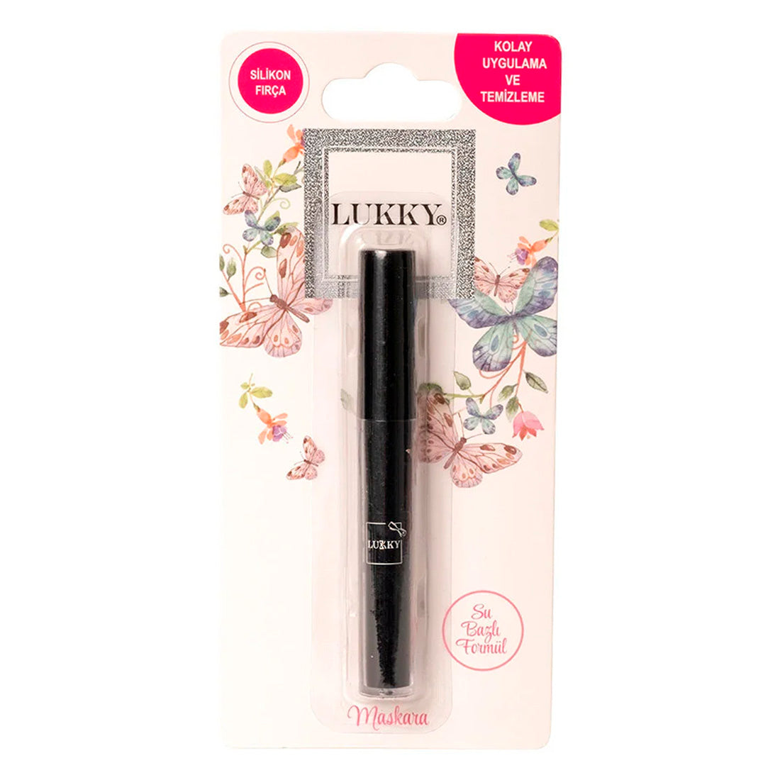 Lukky Siyah Silikon Fırçalı Maskara