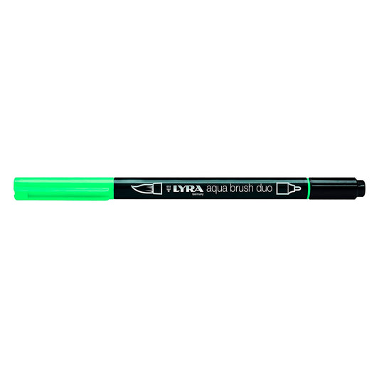 Lyra Aqua Brush Duo Marker - Akuamarin - Sanat, Çizim ve İllüstrasyon Kalemi