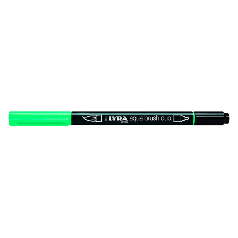 Lyra Aqua Brush Duo Marker - Akuamarin - Sanat, Çizim ve İllüstrasyon Kalemi