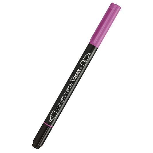 Lyra Aqua Brush Duo Marker - Derin Macenta - Sanat, Çizim ve İllüstrasyon Fırça Uçlu Kalemi