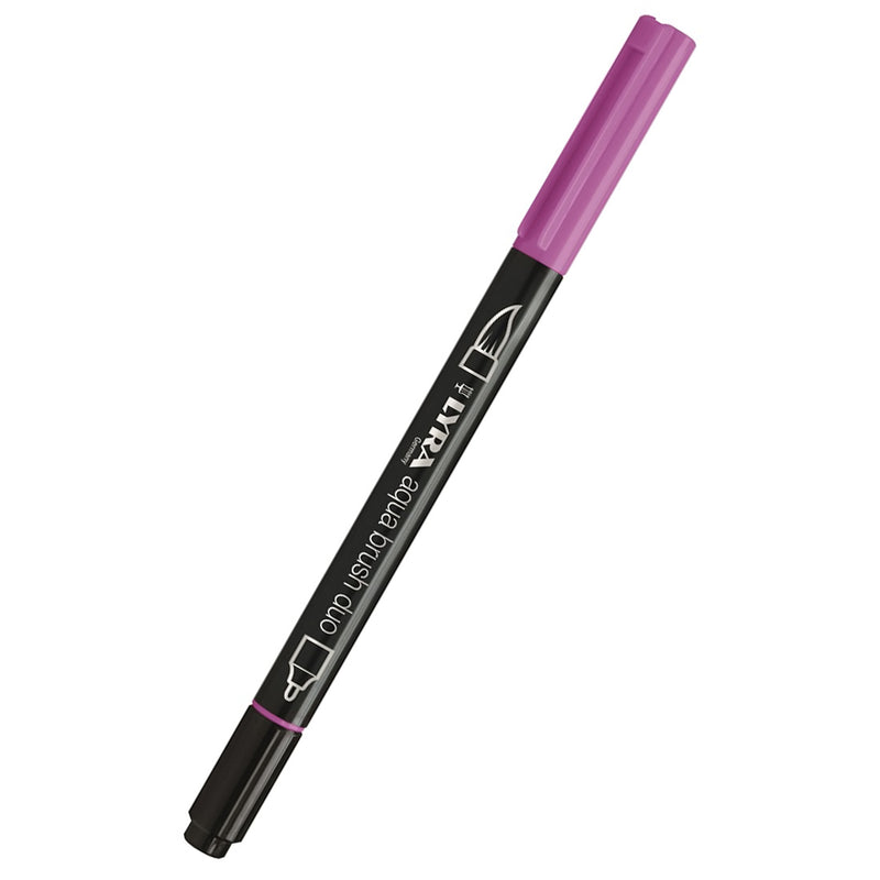 Lyra Aqua Brush Duo Marker - Derin Macenta - Sanat, Çizim ve İllüstrasyon Fırça Uçlu Kalemi