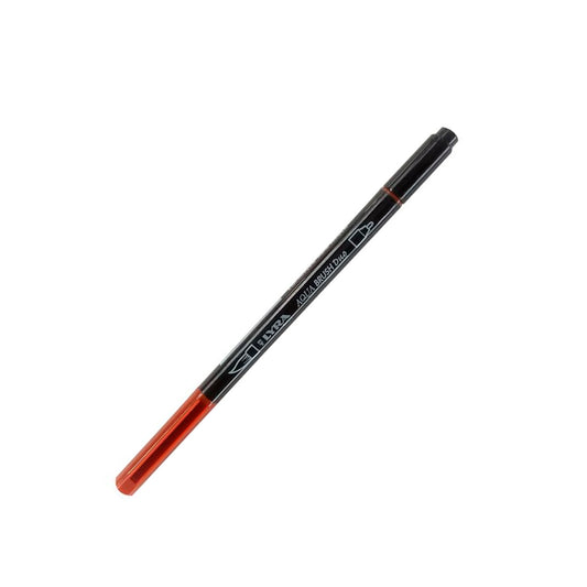 Lyra Aqua Brush Duo Marker - Hint Kırmızısı - Fırça Uçlu Çift Uçlu Sanat ve Çizim Kalemi