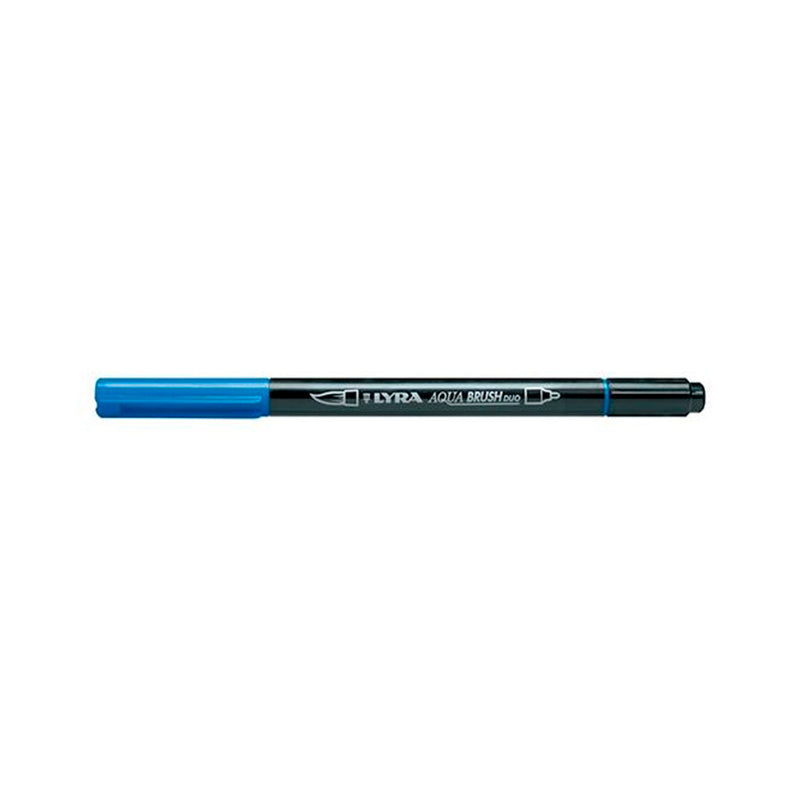Lyra Aqua Brush Duo Açık Kobalt Marker Kalem - Çift Uçlu Fırça ve Sanatsal Çizim Kalemi