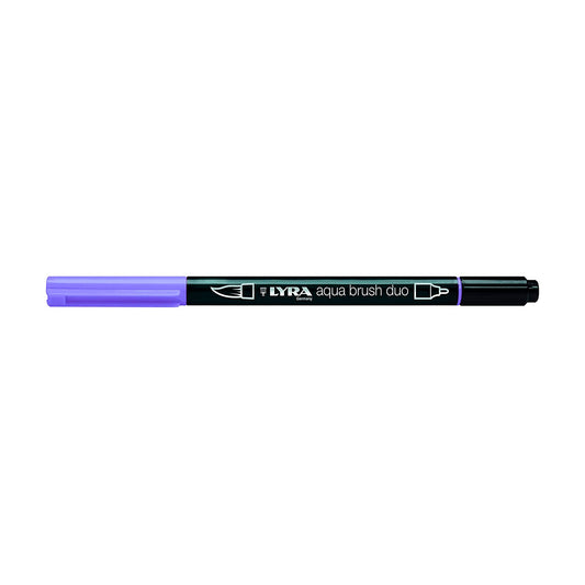 Lyra Aqua Brush Duo Marker Açık Mor - Fırça Uçlu Sanat ve Çizim Kalemi