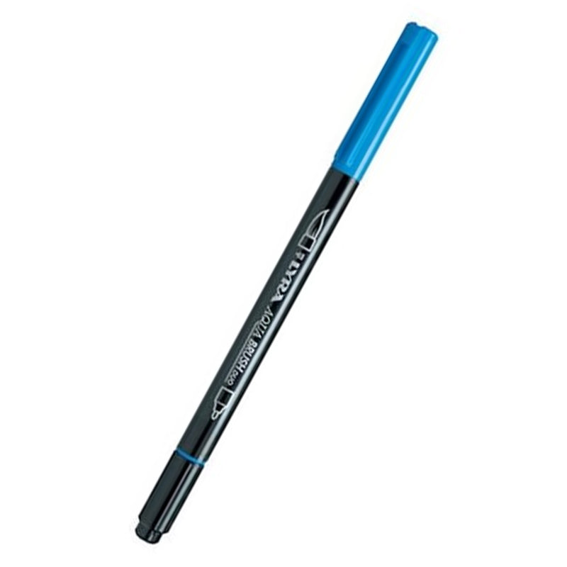 Lyra Aqua Brush Duo Marker Açık Turkuaz - Sanat, Çizim ve İllüstrasyon için Fırça Uçlu Marker Kalem
