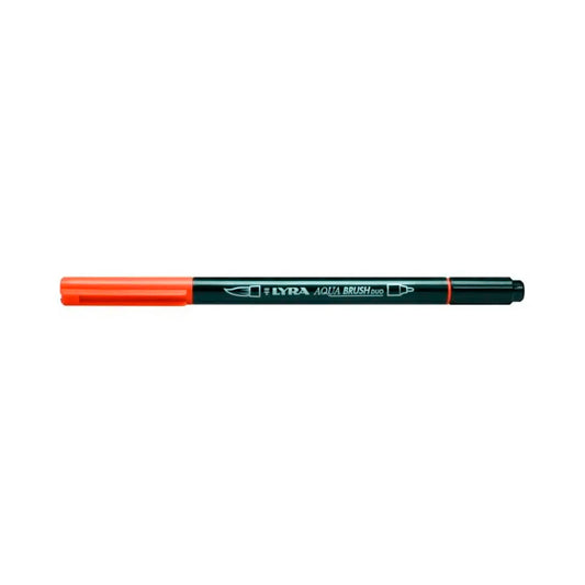 Lyra Aqua Brush Duo Marker - Açık Turuncu - Sanatsal Çizim, Boyama ve İllüstrasyon Kalemi