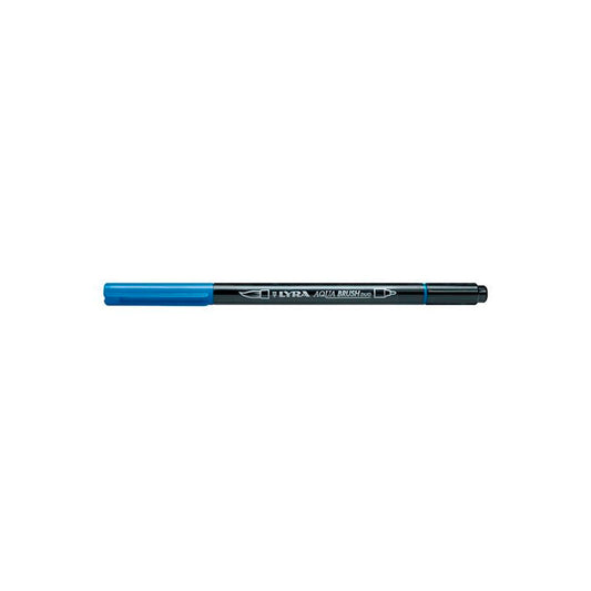 Lyra Aqua Brush Duo Marker Prusya Mavisi - Fırça Uçlu Çift Uçlu Sanat ve Çizim Kalemi