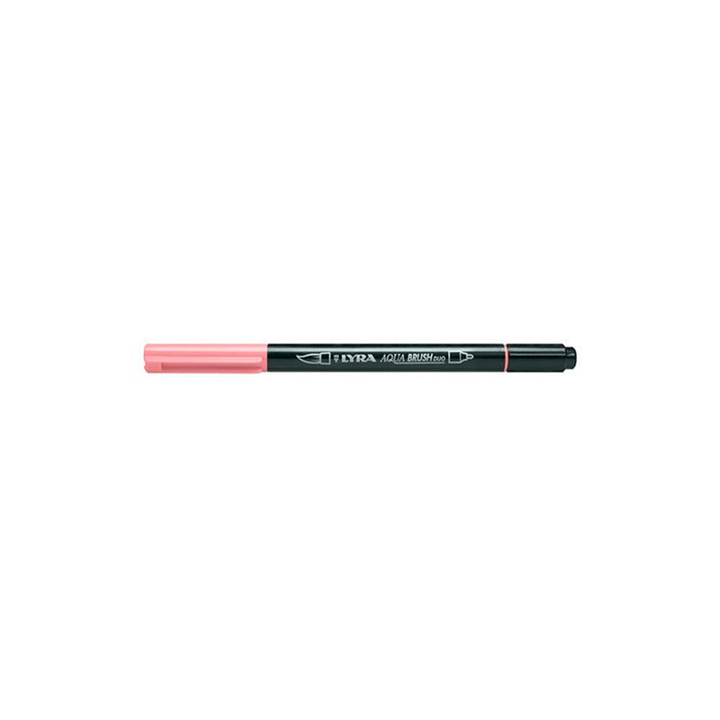 Lyra Aqua Brush Duo Marker Gül Kırmızısı - Sanatsal Çift Uçlu Suluboya Etkili Kalem