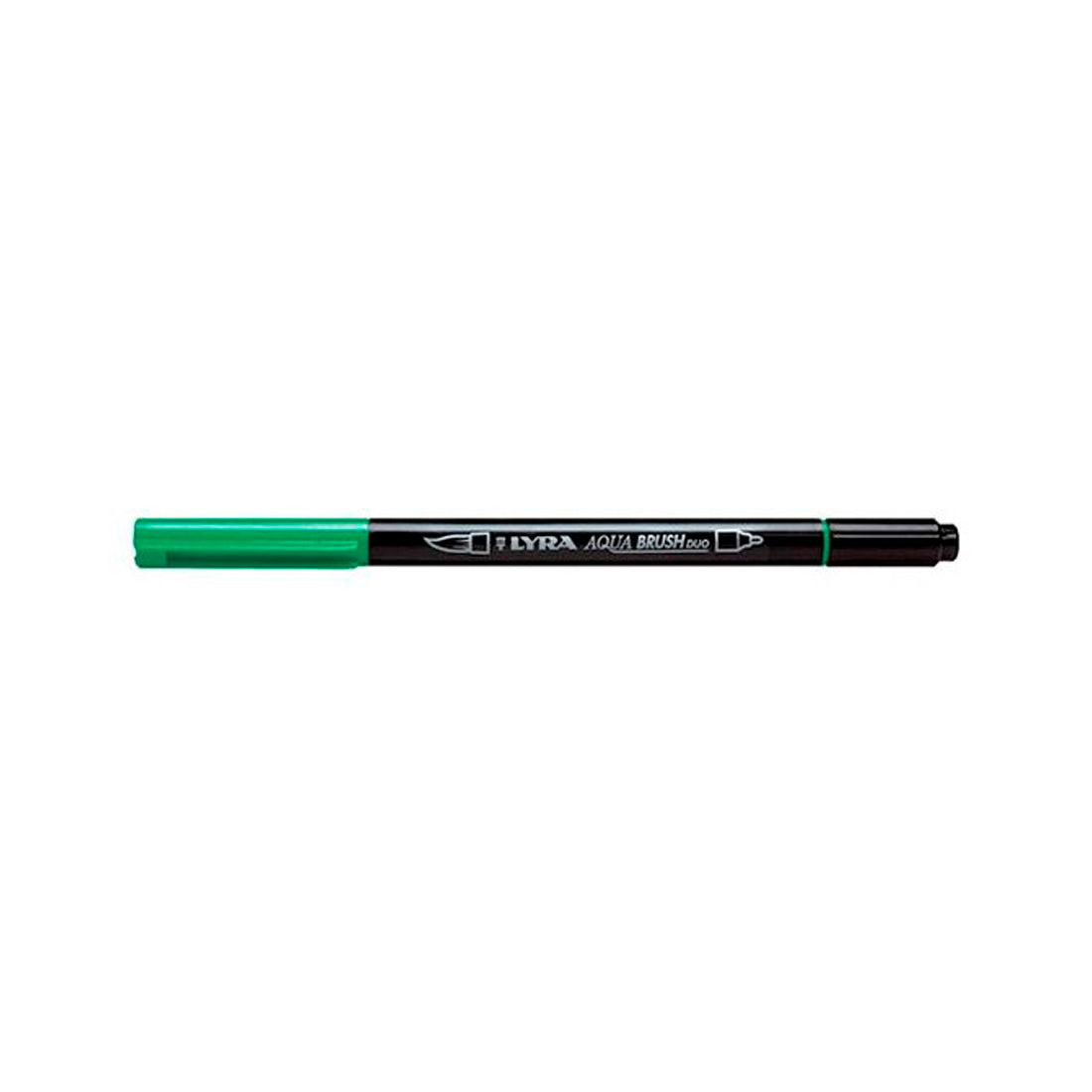 Lyra Aqua Brush Duo Marker - Çimen Yeşili Fırça Uçlu Sanatsal Marker Kalem