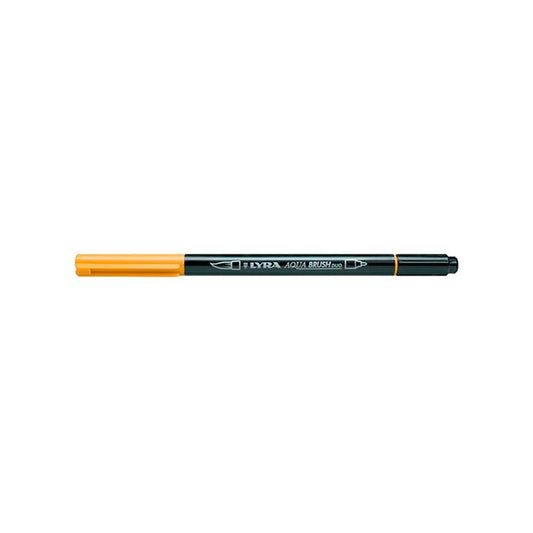 Lyra Aqua Brush Duo Sarı Kanarya Marker Kalem - Fırça Uçlu Çift Taraflı Sanatsal Çizim ve Boyama Kalemi