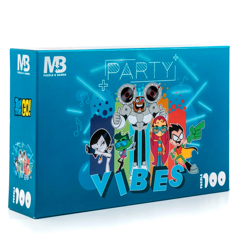 Mabbels Teen Titans Party Vibes 100 Parça Çocuk Puzzle