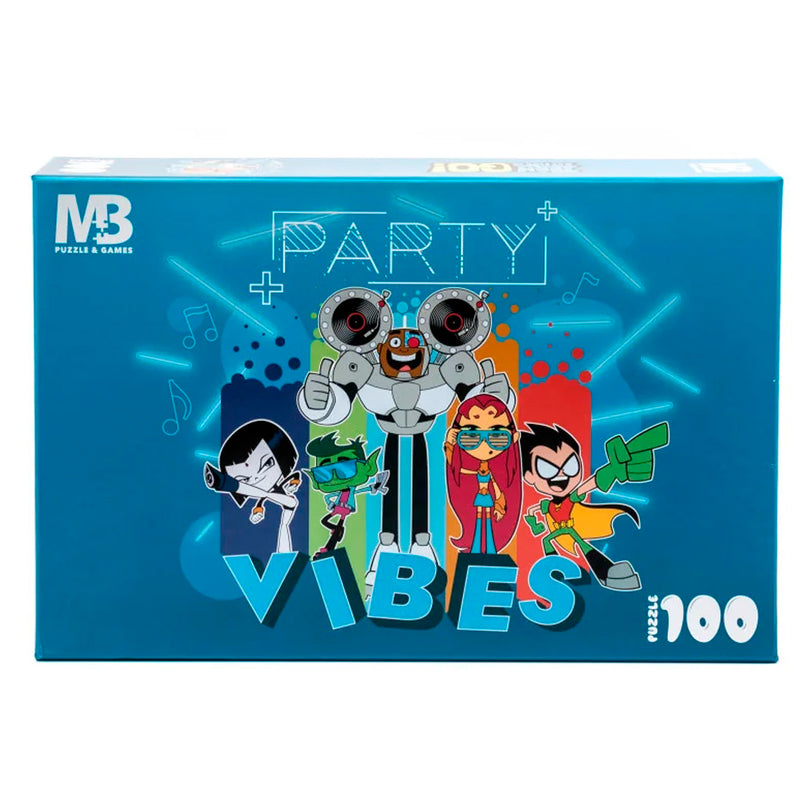 Mabbels Teen Titans Party Vibes 100 Parça Çocuk Puzzle