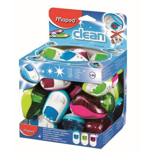 Maped Yeşil Çift Delikli Kalemtraş 30211
