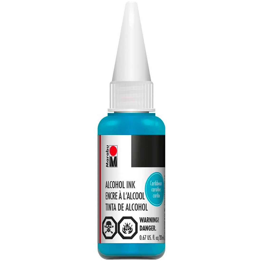 Marabu 20ml Caribbean Alkol Mürekkep - Sanatsal Hobi ve Akışkan Sanat İçin