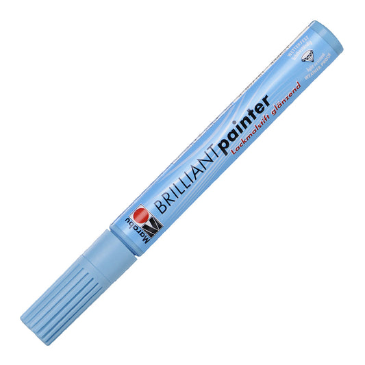 Marabu Brilliant Painter Açık Mavi 2-4 mm Marker - Sanatsal Çizim ve Boyama Kalemi