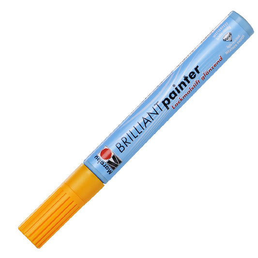 Marabu Brilliant Painter 225 Turuncu 2-4 mm Marker Kalem - Sanat, Çizim ve Boyama Kalemi