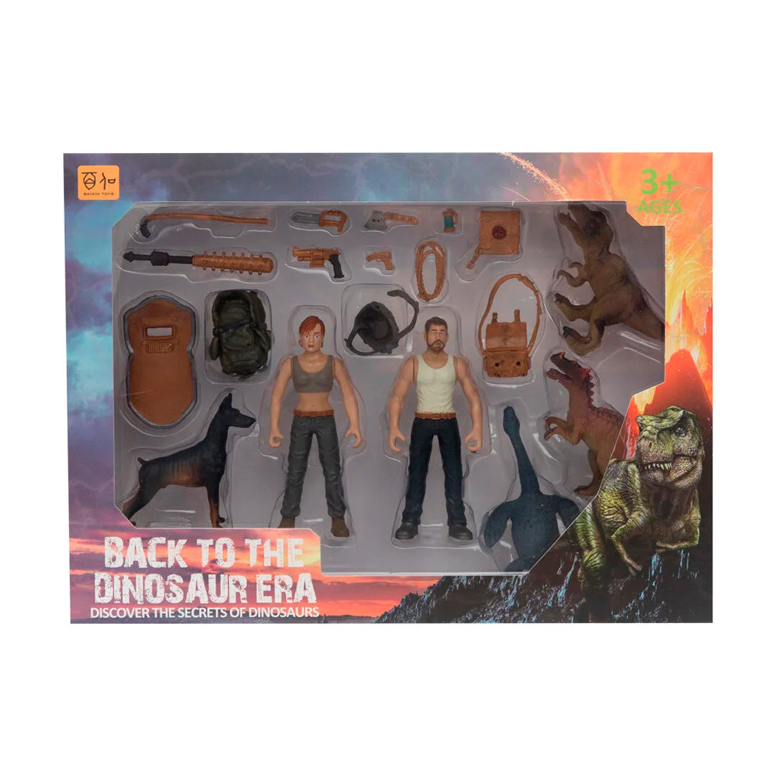 Mega 2 Figürlü Dinozor Set