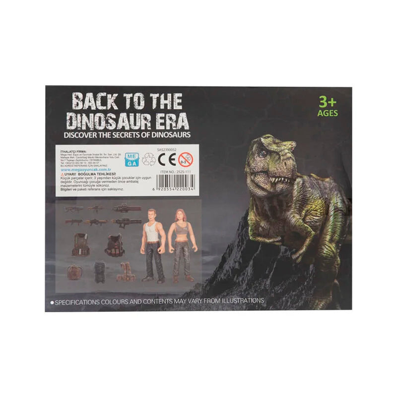 Mega Erkek Figürlü Dinozor Set