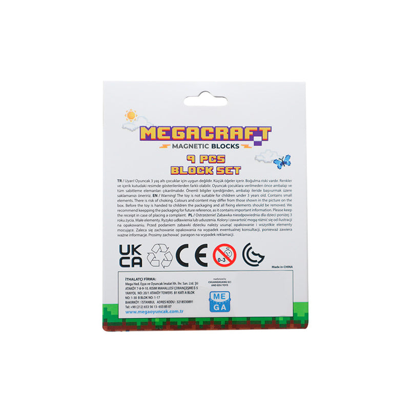 Megacraft 9 Parça Tuğla