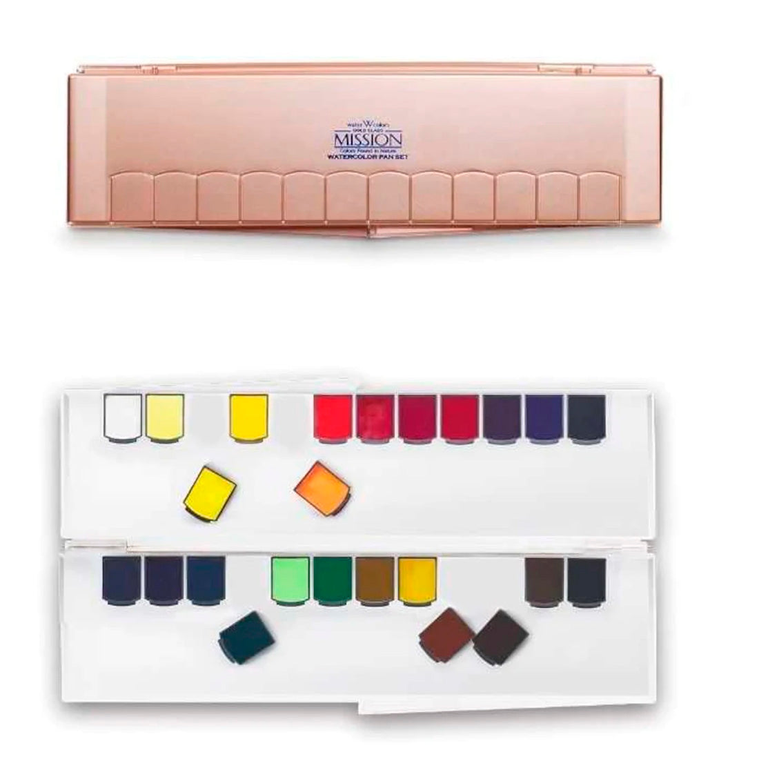 Mijello Gold 24'lü Tablet Sulu Boya - Profesyonel Sanatçı ve Resim Seti