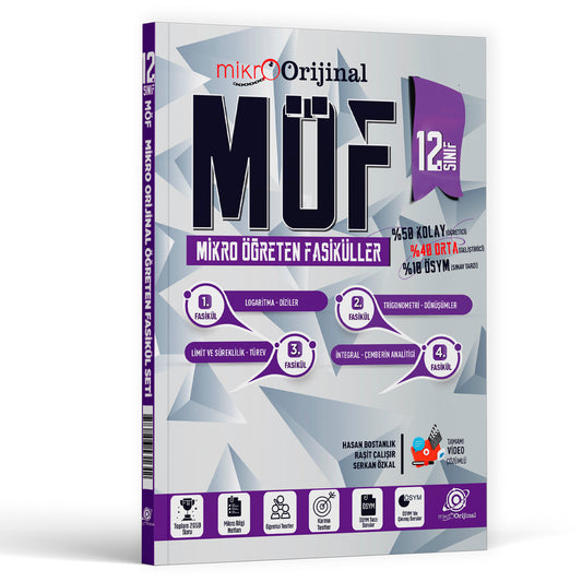 Mikro Orijinal Yayınları 12. Sınıf Möf Matematik Set