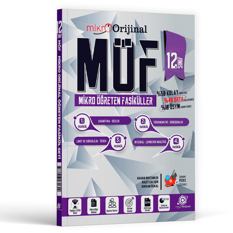 Mikro Orijinal Yayınları 12. Sınıf Möf Matematik Set