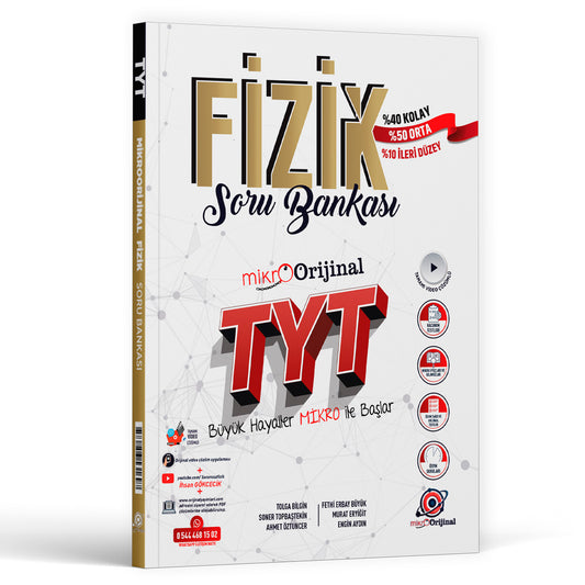 Mikro Orijinal Yayınları Tyt Fizik Soru Bankası