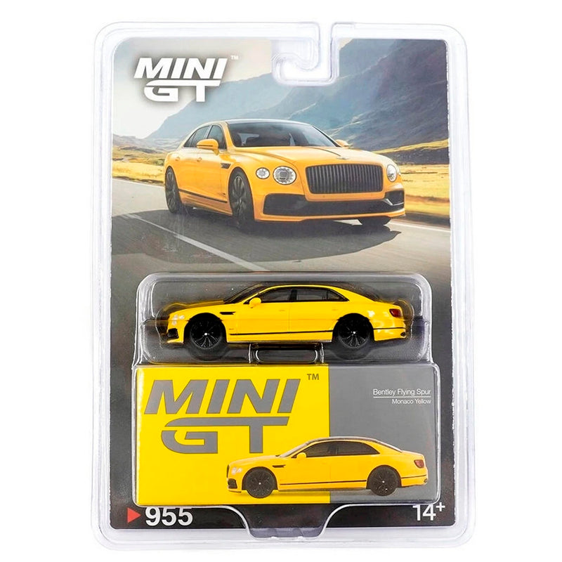 Mini Gt Bentley Flying Spur Monaco Yellow 1/64 Mgt00955-Bl