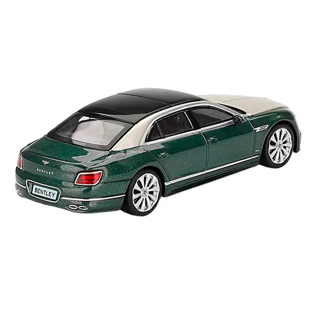 Mini Gt Bentley Flying Spur White Sand Verdant 1/64 Mgt00867-Bl