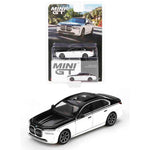 Mini Gt Bmw I7 Xdrive60 Alpina White Black Sapphire 1/64 Mgt00959-Bl
