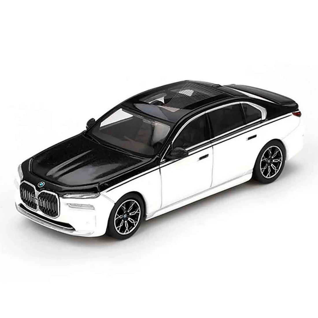Mini Gt Bmw I7 Xdrive60 Alpina White Black Sapphire 1/64 Mgt00959-Bl