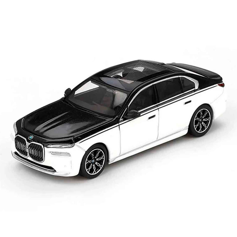 Mini Gt Bmw I7 Xdrive60 Alpina White Black Sapphire 1/64 Mgt00959-Bl